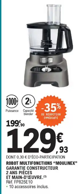 E.Leclerc Robot Multifonction "Moulinex" offre