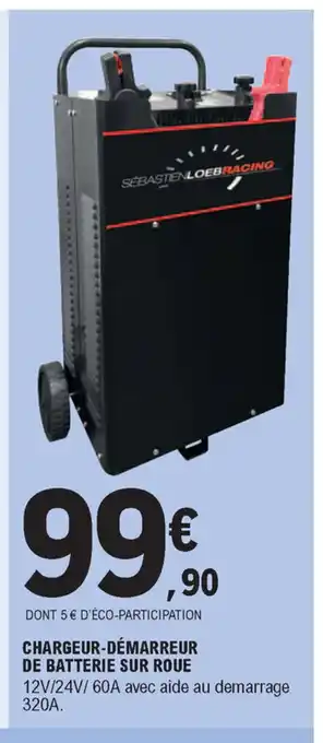 Chargeur-Démarreur De Batterie Sur Roue