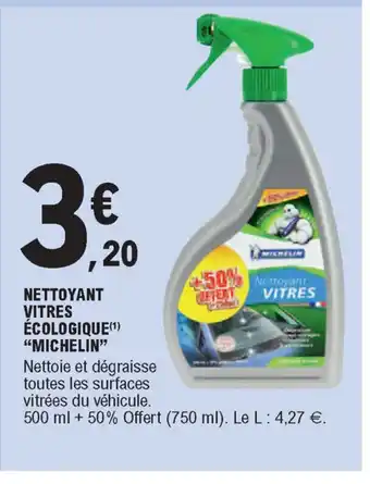 Nettoyant Vitres écologique "Michelin"