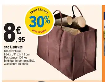 E.Leclerc Sac a Buches offre