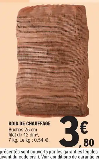 E.Leclerc Bois De Chauffage offre