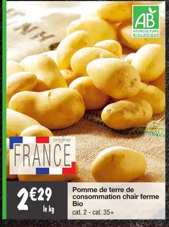 Pomme De Terre De Consommation Chair Ferme Bio