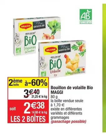 Bouillom De Volaille Bio Maggi