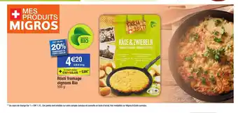 Migros Rosti Fromage Oignons Bio offre