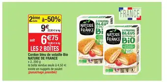 Cordon Bleu De Volaille Bio Nature De France
