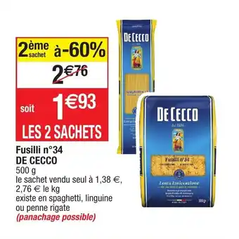 Fusilli n 34 De Cecco