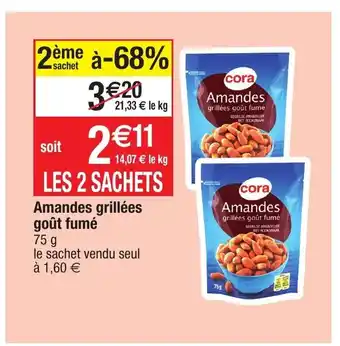 Migros Amandes Grilées Gout Fumé offre