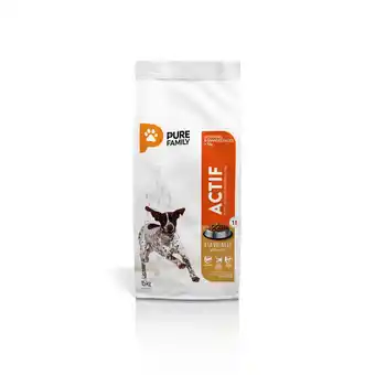 Jardiland Pure Family - Adulte sac de 15 kg pour chien actif à la volaille offre