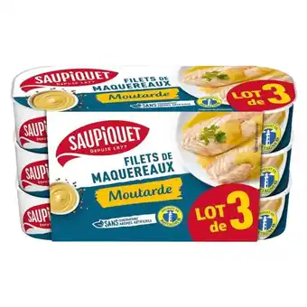 Auchan Filets De Maquereaux À La Moutarde Saupiquet offre