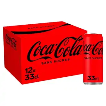 Auchan Coca Cola Sans Sucres offre