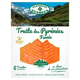 Auchan Truite Des Pyrénées Fumée Pêcheries Basques offre