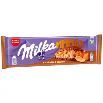 Auchan Tablettes De Chocolat Cacahuètes Caramel Milka offre