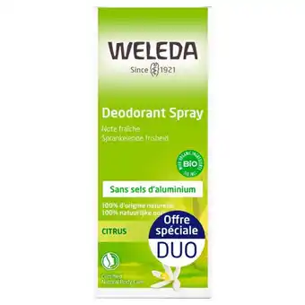 Auchan Weleda Gamme Duos Déodorants offre