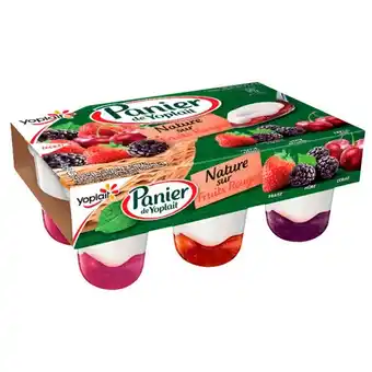 Auchan Panier Nature Sur Lit De Fruits Yoplait offre