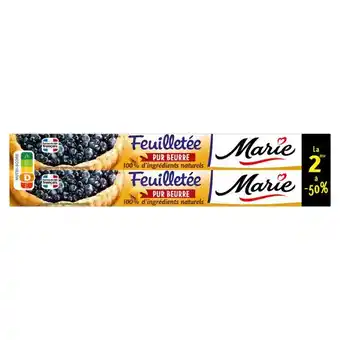 Auchan Pâte Feuilletée Pur Beurre Marie offre