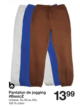 Zeeman Pantalon de jogging #BasicZ offre