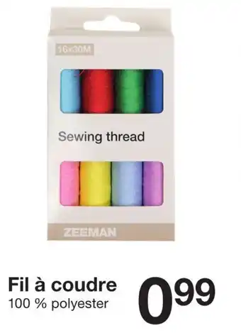 Zeeman Fil à coudre offre