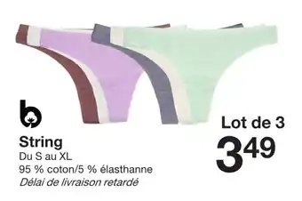 Zeeman String offre