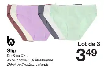 Zeeman Slip offre