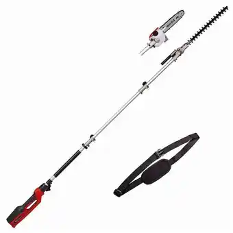 Taille-haies Télescopique électrique GC-HH 90/2046 T - jusqu'à 2,6 m + chaîne et sangle