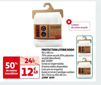 Auchan PROTECTION LITERIE DODO offre