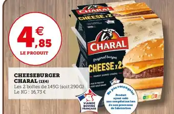 Utile CHEESEBURGER CHARAL offre