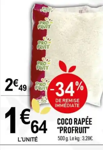 COCO RAPÉE "PROFRUIT