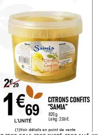 CITRONS CONFITS "SAMIA
