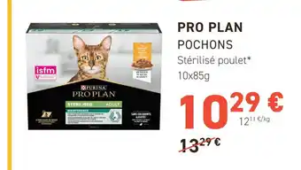 Tom&Co PRO PLAN POCHONS Stérilisé poulet offre