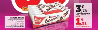 Hyper U KINDER BUENO offre