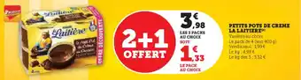 Hyper U PETITS POTS DE CREME LA LAITIERE offre