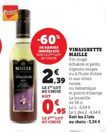 Hyper U VINAIGRETTE MAILLE offre