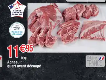 Cora x Carrefour Agneau : quart avant découpé offre
