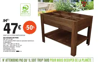 E.Leclerc BAC POTAGER SUR PIEDS offre