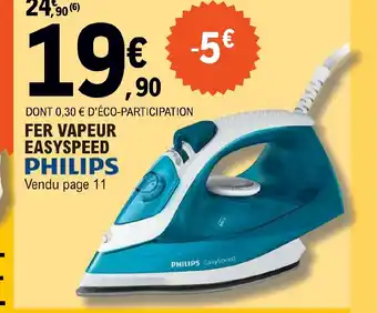E.Leclerc FER VAPEUR EASYSPEED PHILIPS offre