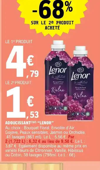E.Leclerc ADOUCISSANT LENOR offre