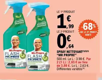 E.Leclerc SPRAY NETTOYANT MR PROPRE offre