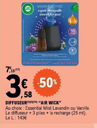 E.Leclerc DIFFUSEUR AIR WICK offre