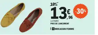 E.Leclerc 5 MOCASSIN FEMME offre