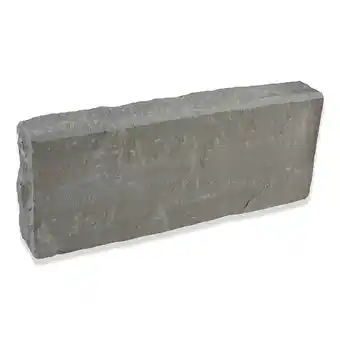 Bricomarché Bordure de jardin en pierre Grès Kandla Gris H.20 x L.50 cm (Lot de 15) offre