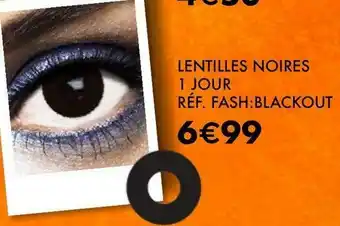 Lentilles noires