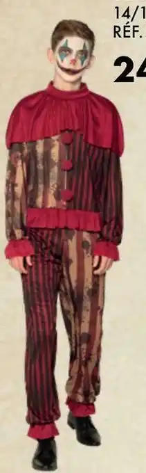 Jour de Fête Déguisement clown offre