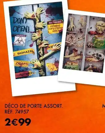 Déco de porte assort.