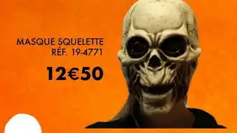 Jour de Fête Masque squelette offre