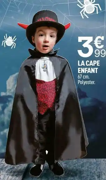 Centrakor La cape enfant offre