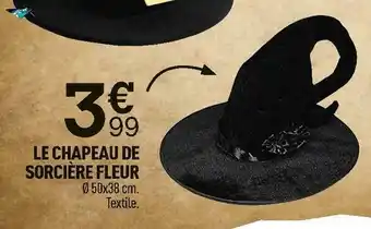 Centrakor Le chapeau de sorcière fleur offre