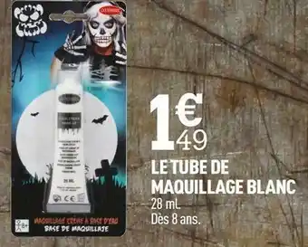 Centrakor Le tube de maquillage blanc offre