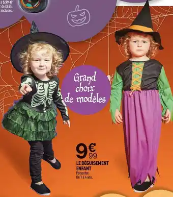 Centrakor Le déguisement enfant offre