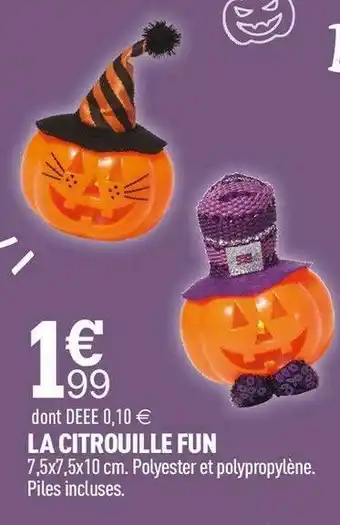 Centrakor La citrouille fun offre