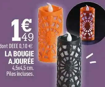 Centrakor La bougie ajourée offre